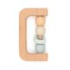 Massaggiagengive Legno & Silicone Maniglia – Ocean Blue