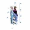 Adesivi murali rimovibili Elsa, Anna e Olaf Frozen Growth Chart