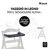 Alpha Wooden Tray - Tavolino Pappa (Dark Grey)