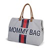 Mommy Bag Borsa Fasciatoio Righe Rosso/Blu