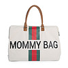 Mommy Bag Borsa Fasciatoio Righe Verde