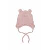 Cappello Orecchie Teddy con Lacci in Cotone Organico