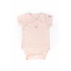 Body Maniche Corte Rosa in Bambù Organico