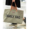 Family Bag in Canvas Borsa Weekend Kaki