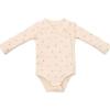 Body Cotone Manche Lunghe - Green Leaves