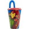 Bicchiere 430 Ml Con Cannuccia Avengers (11361)