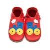 Scarpe in Pelle Primi Passi Train Red