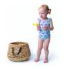 Costume Intero con Volant Bambina - Franny il Fenicottero
