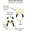 Massaggiagengive Panda Kori in Gomma Naturale