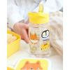 Borraccia con Cannuccia 450 ml - Amici animali - Senza BPA
