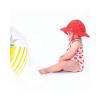 Set Costume Intero + Cappellino - UPF 50+ - Fragola