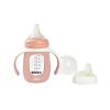 Biberon da Apprendimento Vetro e Silicone 2in1 210 ml