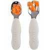 Set 2 Posate Prime Pappe - Acciaio e Silicone