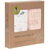 2 Copertine Swaddle Bamboo 120 x 120 cm Garden Explorer Girl