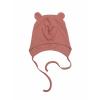 Cappello Orecchie Teddy con Lacci in Cotone Organico