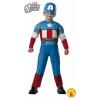 Costume Capitan America Deluxe 1-2 Anni/ 98-104cm