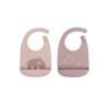 Set 2 Bavagli Impermeabili con Tasca Ozzo Cipria