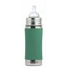 Biberon In Acciaio Con Tettarella A Flusso Medio - 325ml Mint