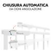 Cancelletto Clear Step Autoclose 2 Set+21cm - Bianco