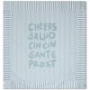 Telo Mare 180x180 Green White Cheers