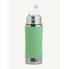 Biberon In Acciaio Con Beccuccio In Silicone - 325ml Moss