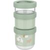 Snack box 3 pezzi Vasetti impilabili - Little Farm