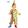 Costume Pagliaccio A Pois E Righe Bimbo