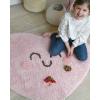 Tappeto Lavabile Happy Heart in Cotone 90 x 105 cm