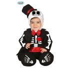 Costume Mister Scheletro 6-12 Mesi (83002)