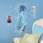 Adesivi murali rimovibili Frozen Ice Palace with Elsa e Anna