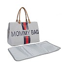 Mommy Bag Borsa Fasciatoio Righe Rosso/Blu