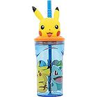 Bicchiere Cannuccia 3D Pokemon (08066)