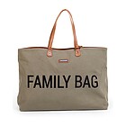 Family Bag in Canvas Borsa Weekend Kaki