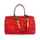 Mommy Bag Borsa Fasciatoio Trapuntata Rosso