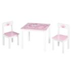 Set tavolo e sedie Principessa