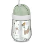 Prima borraccia con cannuccia 300ml - Little Farm