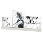 Cornice Portafoto Multipla in Legno Bianco 41 ,5 x 19 cm