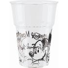 8 Bicchieri di plastica Mickey e Minnie
