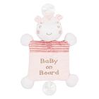 Peluche Baby On Board Hippo Dreams - Rosa