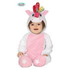 Costume Tuta Unicorno Bimba Taglia 6-12 Mesi (88381)