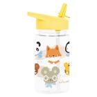 Borraccia con Cannuccia 450 ml - Amici animali - Senza BPA