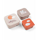 Set di 3 Contenitori Merenda - Happy Clouds