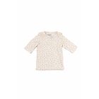 T-Shirt Mare Uv50+ Bambina Flower Cream