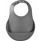 Bavaglino Impermeabile con Tasca Raccogli Cibo Silicone