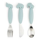 Set Posate Anti-Scivolo Yummyplus in Acciaio