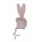 Cappello Orecchie Coniglio con Lacci in Cotone Organico