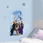 Adesivi murali rimovibili Frozen Character Winter Burst