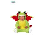 Costume Drago Draghetto Verde Bimbo 12-24 Mesi (87826)