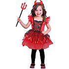 Costume Piccolo Diavolo Bambina 12-24 mesi