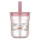 Bicchiere con cannuccia 250 ml - Fairy Garden